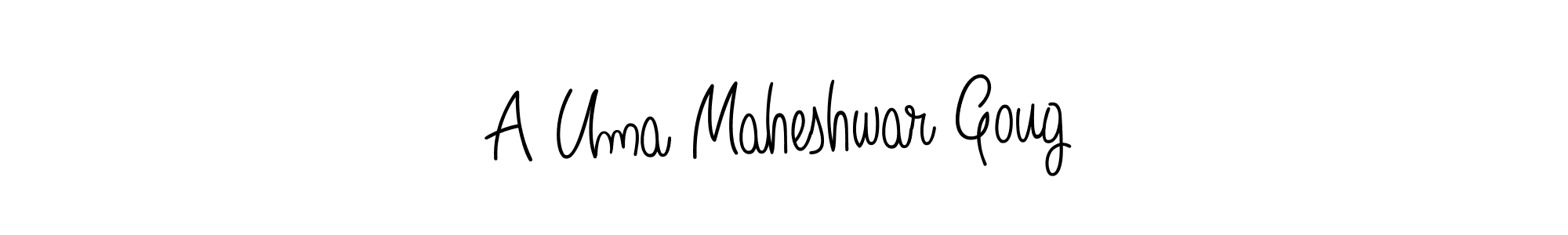 How to make A Uma Maheshwar Goug signature? Angelique-Rose-font-FFP is a professional autograph style. Create handwritten signature for A Uma Maheshwar Goug name. A Uma Maheshwar Goug signature style 5 images and pictures png