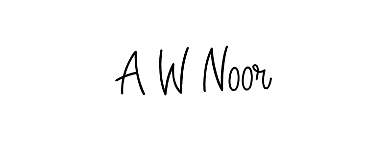 Check out images of Autograph of A W Noor name. Actor A W Noor Signature Style. Angelique-Rose-font-FFP is a professional sign style online. A W Noor signature style 5 images and pictures png
