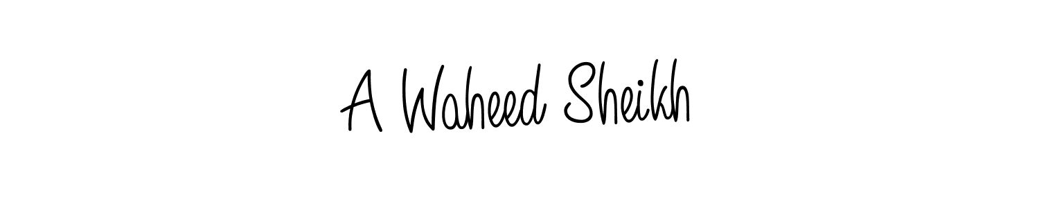 It looks lik you need a new signature style for name A Waheed Sheikh. Design unique handwritten (Angelique-Rose-font-FFP) signature with our free signature maker in just a few clicks. A Waheed Sheikh signature style 5 images and pictures png