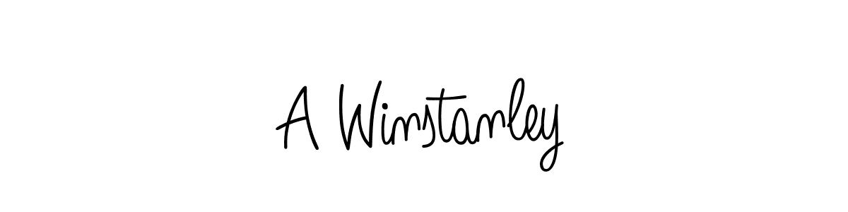 Angelique-Rose-font-FFP is a professional signature style that is perfect for those who want to add a touch of class to their signature. It is also a great choice for those who want to make their signature more unique. Get A Winstanley name to fancy signature for free. A Winstanley signature style 5 images and pictures png