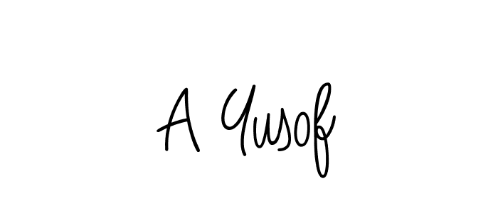 Once you've used our free online signature maker to create your best signature Angelique-Rose-font-FFP style, it's time to enjoy all of the benefits that A Yusof name signing documents. A Yusof signature style 5 images and pictures png