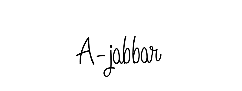 Check out images of Autograph of A-jabbar name. Actor A-jabbar Signature Style. Angelique-Rose-font-FFP is a professional sign style online. A-jabbar signature style 5 images and pictures png