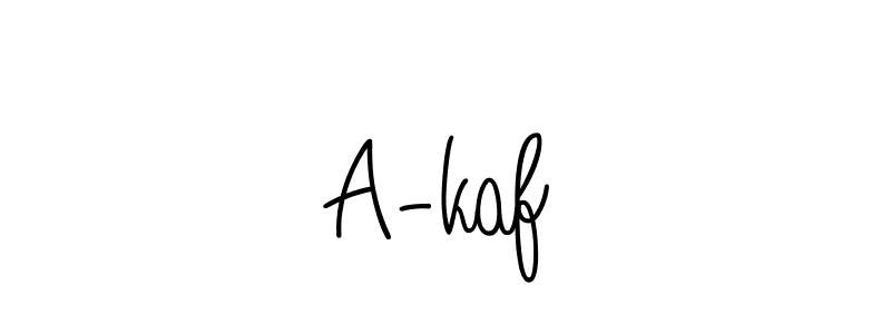 How to Draw A-kaf✓ signature style? Angelique-Rose-font-FFP is a latest design signature styles for name A-kaf✓. A-kaf✓ signature style 5 images and pictures png