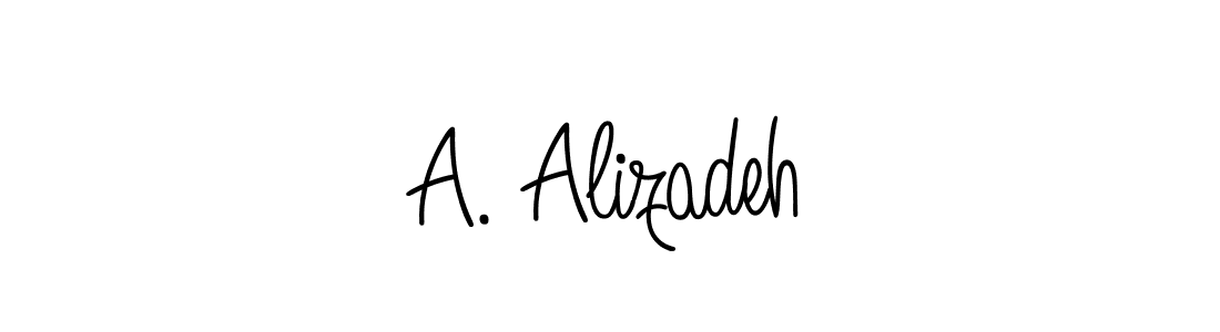Also You can easily find your signature by using the search form. We will create A. Alizadeh name handwritten signature images for you free of cost using Angelique-Rose-font-FFP sign style. A. Alizadeh signature style 5 images and pictures png