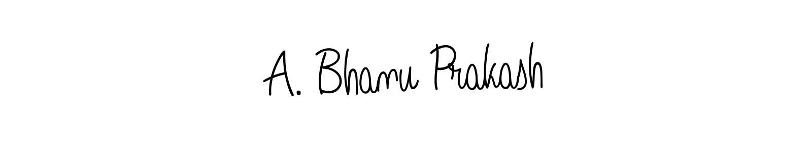 Create a beautiful signature design for name A. Bhanu Prakash. With this signature (Angelique-Rose-font-FFP) fonts, you can make a handwritten signature for free. A. Bhanu Prakash signature style 5 images and pictures png