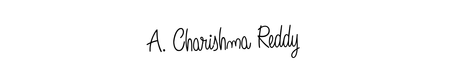 It looks lik you need a new signature style for name A. Charishma Reddy. Design unique handwritten (Angelique-Rose-font-FFP) signature with our free signature maker in just a few clicks. A. Charishma Reddy signature style 5 images and pictures png