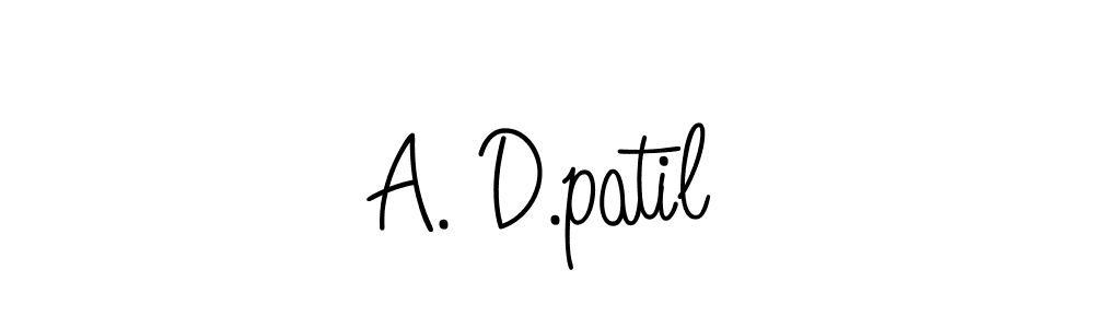 How to Draw A. D.patil signature style? Angelique-Rose-font-FFP is a latest design signature styles for name A. D.patil. A. D.patil signature style 5 images and pictures png