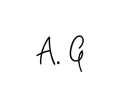 Design your own signature with our free online signature maker. With this signature software, you can create a handwritten (Angelique-Rose-font-FFP) signature for name A. G. A. G signature style 5 images and pictures png