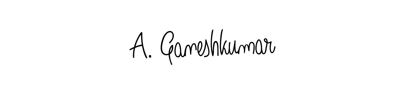 A. Ganeshkumar stylish signature style. Best Handwritten Sign (Angelique-Rose-font-FFP) for my name. Handwritten Signature Collection Ideas for my name A. Ganeshkumar. A. Ganeshkumar signature style 5 images and pictures png