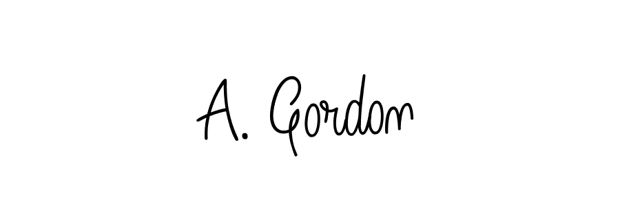 if you are searching for the best signature style for your name A. Gordon. so please give up your signature search. here we have designed multiple signature styles  using Angelique-Rose-font-FFP. A. Gordon signature style 5 images and pictures png