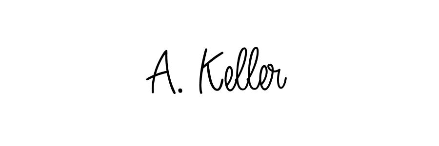 A. Keller stylish signature style. Best Handwritten Sign (Angelique-Rose-font-FFP) for my name. Handwritten Signature Collection Ideas for my name A. Keller. A. Keller signature style 5 images and pictures png