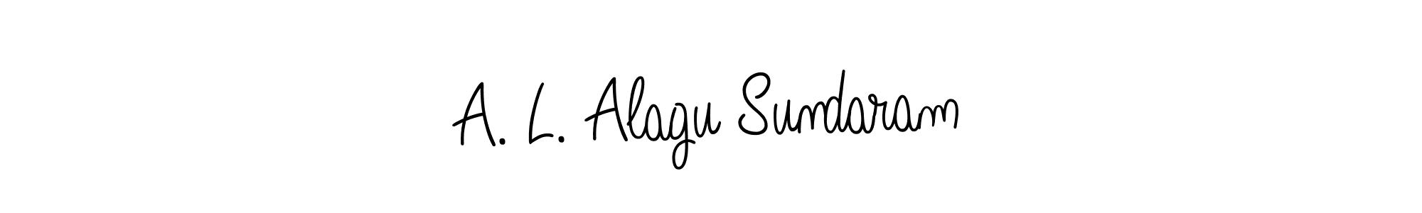 This is the best signature style for the A. L. Alagu Sundaram name. Also you like these signature font (Angelique-Rose-font-FFP). Mix name signature. A. L. Alagu Sundaram signature style 5 images and pictures png