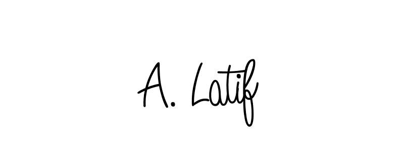 How to make A. Latif signature? Angelique-Rose-font-FFP is a professional autograph style. Create handwritten signature for A. Latif name. A. Latif signature style 5 images and pictures png