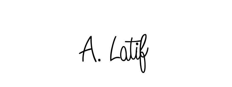 Make a short A. Latif signature style. Manage your documents anywhere anytime using Angelique-Rose-font-FFP. Create and add eSignatures, submit forms, share and send files easily. A. Latif signature style 5 images and pictures png