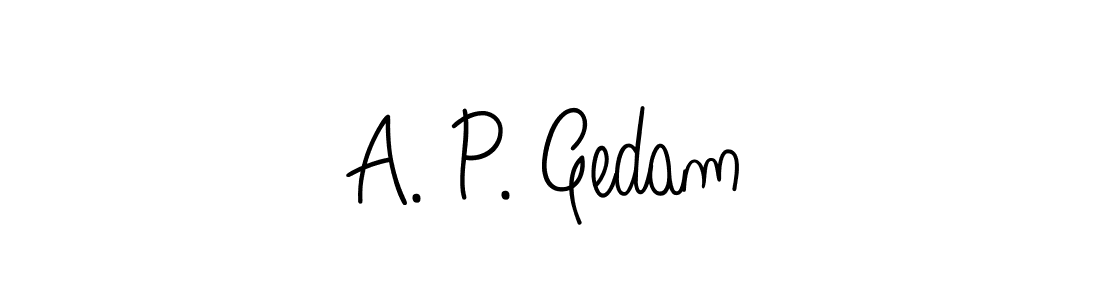 Make a beautiful signature design for name A. P. Gedam. Use this online signature maker to create a handwritten signature for free. A. P. Gedam signature style 5 images and pictures png