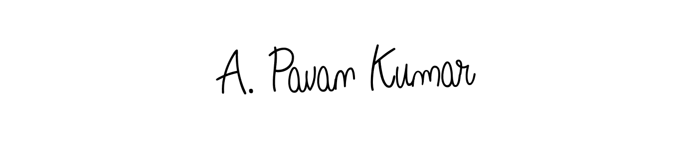 if you are searching for the best signature style for your name A. Pavan Kumar. so please give up your signature search. here we have designed multiple signature styles  using Angelique-Rose-font-FFP. A. Pavan Kumar signature style 5 images and pictures png