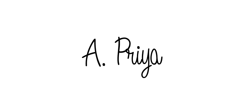 Once you've used our free online signature maker to create your best signature Angelique-Rose-font-FFP style, it's time to enjoy all of the benefits that A. Priya name signing documents. A. Priya signature style 5 images and pictures png