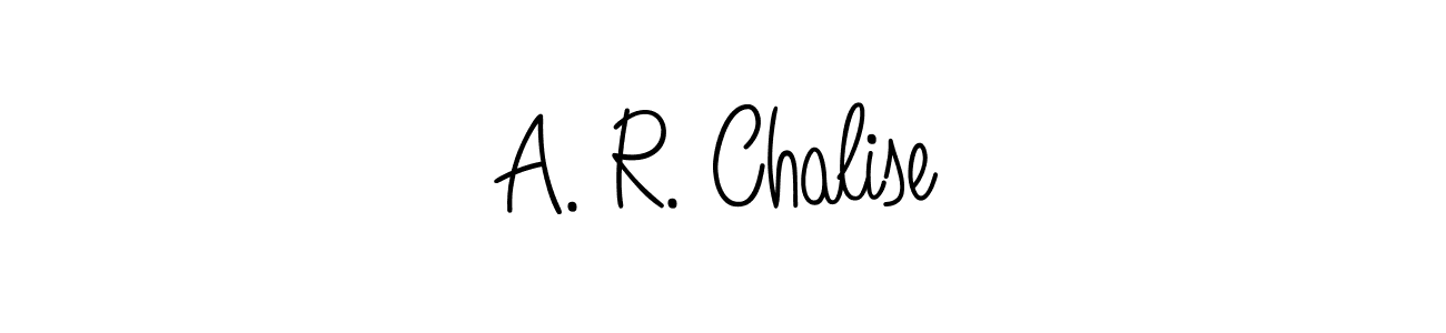 Check out images of Autograph of A. R. Chalise name. Actor A. R. Chalise Signature Style. Angelique-Rose-font-FFP is a professional sign style online. A. R. Chalise signature style 5 images and pictures png