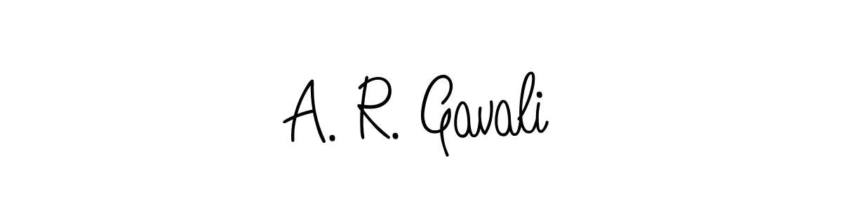 Once you've used our free online signature maker to create your best signature Angelique-Rose-font-FFP style, it's time to enjoy all of the benefits that A. R. Gavali name signing documents. A. R. Gavali signature style 5 images and pictures png