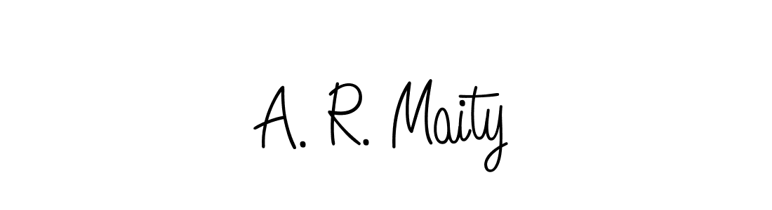 Also we have A. R. Maity name is the best signature style. Create professional handwritten signature collection using Angelique-Rose-font-FFP autograph style. A. R. Maity signature style 5 images and pictures png