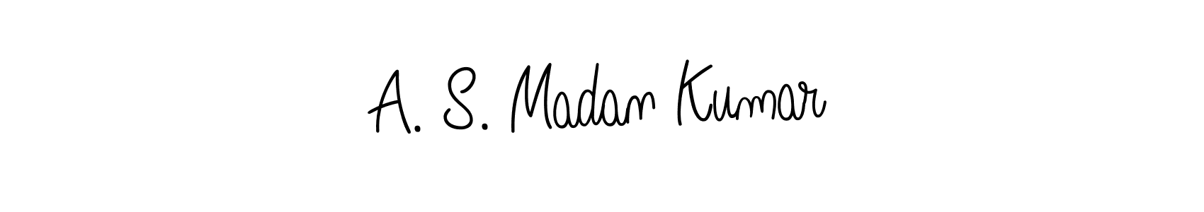 It looks lik you need a new signature style for name A. S. Madan Kumar. Design unique handwritten (Angelique-Rose-font-FFP) signature with our free signature maker in just a few clicks. A. S. Madan Kumar signature style 5 images and pictures png