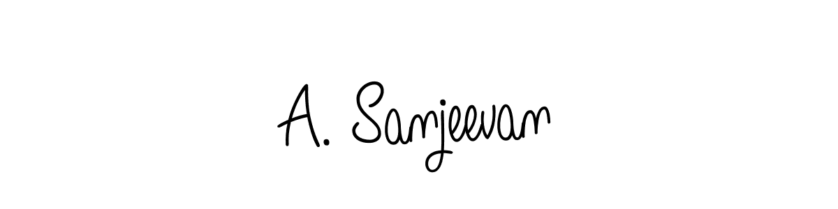 Best and Professional Signature Style for A. Sanjeevan. Angelique-Rose-font-FFP Best Signature Style Collection. A. Sanjeevan signature style 5 images and pictures png