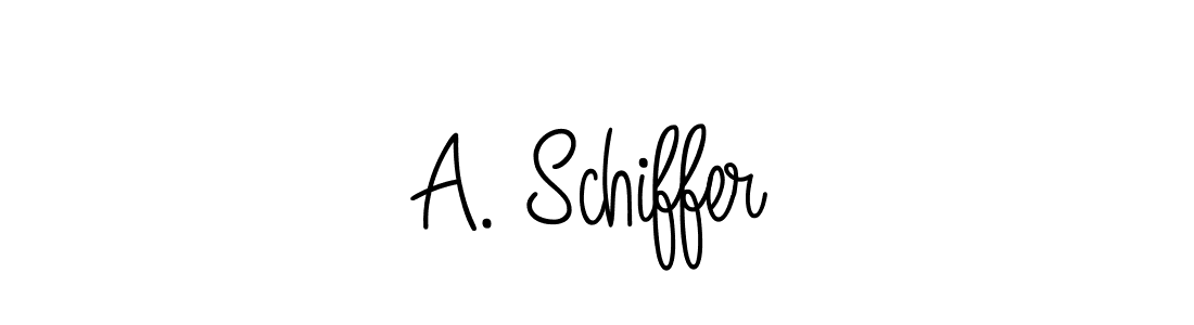 How to Draw A. Schiffer signature style? Angelique-Rose-font-FFP is a latest design signature styles for name A. Schiffer. A. Schiffer signature style 5 images and pictures png