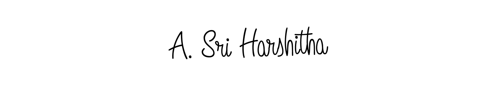 Once you've used our free online signature maker to create your best signature Angelique-Rose-font-FFP style, it's time to enjoy all of the benefits that A. Sri Harshitha name signing documents. A. Sri Harshitha signature style 5 images and pictures png