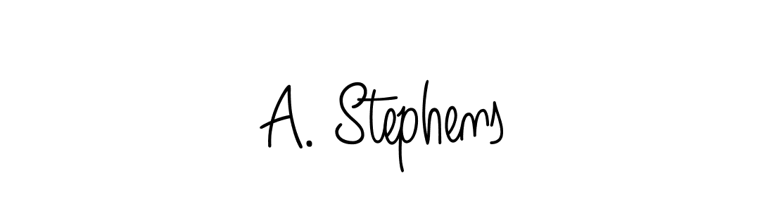 if you are searching for the best signature style for your name A. Stephens. so please give up your signature search. here we have designed multiple signature styles  using Angelique-Rose-font-FFP. A. Stephens signature style 5 images and pictures png