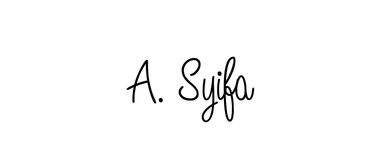 Make a short A. Syifa signature style. Manage your documents anywhere anytime using Angelique-Rose-font-FFP. Create and add eSignatures, submit forms, share and send files easily. A. Syifa signature style 5 images and pictures png