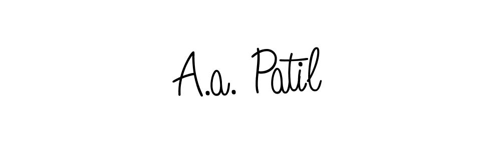 Also we have A.a. Patil name is the best signature style. Create professional handwritten signature collection using Angelique-Rose-font-FFP autograph style. A.a. Patil signature style 5 images and pictures png