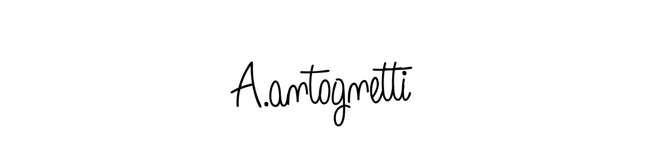 How to Draw A.antognetti  signature style? Angelique-Rose-font-FFP is a latest design signature styles for name A.antognetti . A.antognetti  signature style 5 images and pictures png