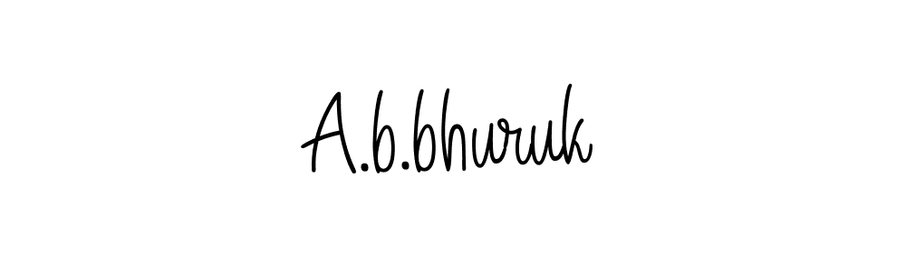 How to make A.b.bhuruk signature? Angelique-Rose-font-FFP is a professional autograph style. Create handwritten signature for A.b.bhuruk name. A.b.bhuruk signature style 5 images and pictures png
