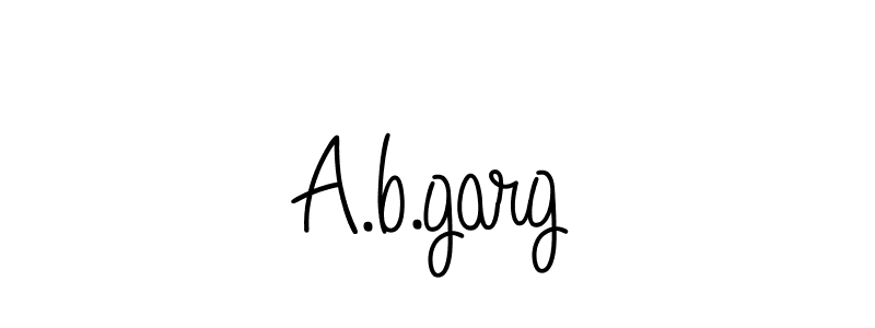 Check out images of Autograph of A.b.garg name. Actor A.b.garg Signature Style. Angelique-Rose-font-FFP is a professional sign style online. A.b.garg signature style 5 images and pictures png