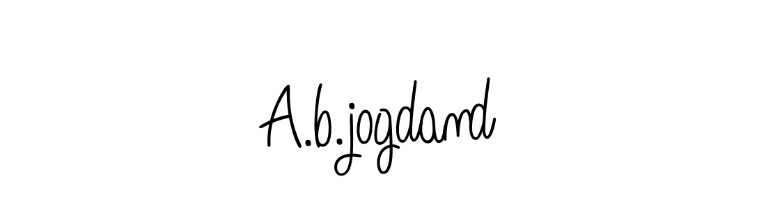 Make a short A.b.jogdand signature style. Manage your documents anywhere anytime using Angelique-Rose-font-FFP. Create and add eSignatures, submit forms, share and send files easily. A.b.jogdand signature style 5 images and pictures png