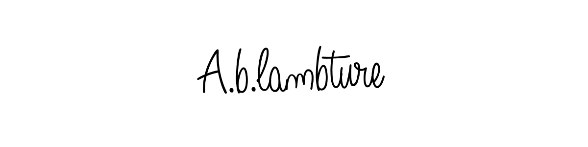 You can use this online signature creator to create a handwritten signature for the name A.b.lambture. This is the best online autograph maker. A.b.lambture signature style 5 images and pictures png