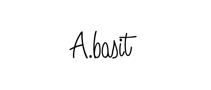 You can use this online signature creator to create a handwritten signature for the name A.basit. This is the best online autograph maker. A.basit signature style 5 images and pictures png