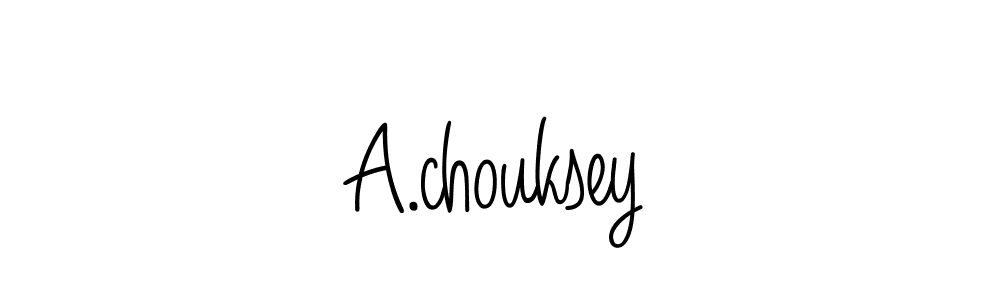 How to make A.chouksey signature? Angelique-Rose-font-FFP is a professional autograph style. Create handwritten signature for A.chouksey name. A.chouksey signature style 5 images and pictures png