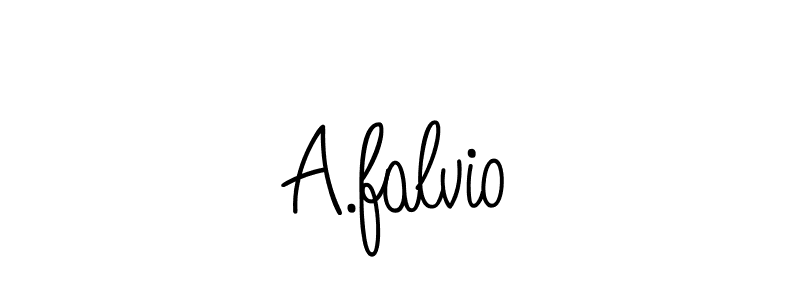 Design your own signature with our free online signature maker. With this signature software, you can create a handwritten (Angelique-Rose-font-FFP) signature for name A.falvio. A.falvio signature style 5 images and pictures png