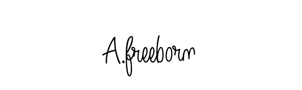 How to Draw A.freeborn signature style? Angelique-Rose-font-FFP is a latest design signature styles for name A.freeborn. A.freeborn signature style 5 images and pictures png