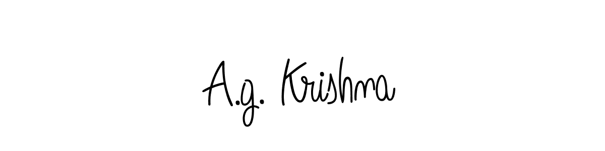 Make a short A.g. Krishna signature style. Manage your documents anywhere anytime using Angelique-Rose-font-FFP. Create and add eSignatures, submit forms, share and send files easily. A.g. Krishna signature style 5 images and pictures png