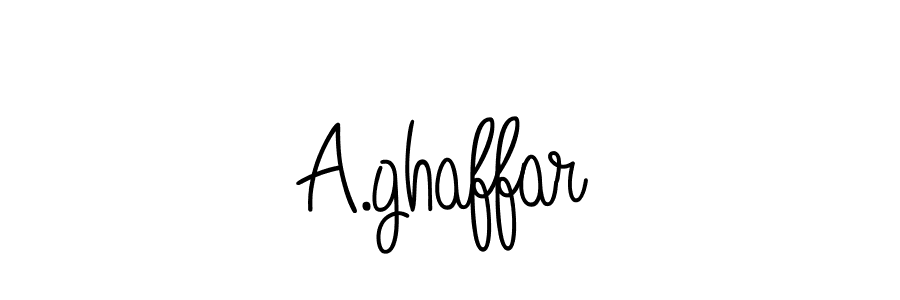 A.ghaffar stylish signature style. Best Handwritten Sign (Angelique-Rose-font-FFP) for my name. Handwritten Signature Collection Ideas for my name A.ghaffar. A.ghaffar signature style 5 images and pictures png