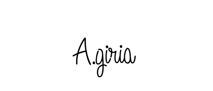 You can use this online signature creator to create a handwritten signature for the name A.giria. This is the best online autograph maker. A.giria signature style 5 images and pictures png