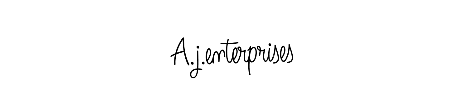 Also we have A.j.enterprises name is the best signature style. Create professional handwritten signature collection using Angelique-Rose-font-FFP autograph style. A.j.enterprises signature style 5 images and pictures png