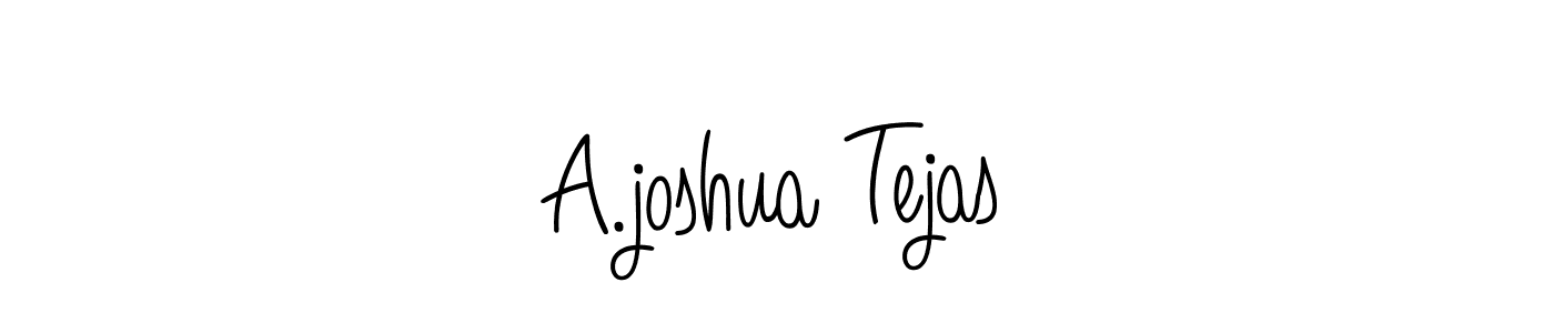 Angelique-Rose-font-FFP is a professional signature style that is perfect for those who want to add a touch of class to their signature. It is also a great choice for those who want to make their signature more unique. Get A.joshua Tejas name to fancy signature for free. A.joshua Tejas signature style 5 images and pictures png