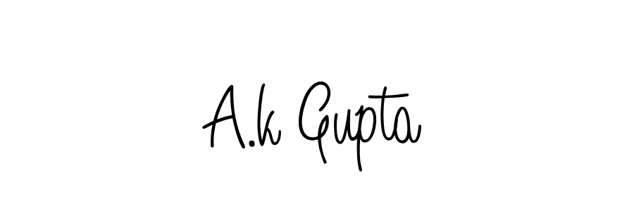 A.k Gupta stylish signature style. Best Handwritten Sign (Angelique-Rose-font-FFP) for my name. Handwritten Signature Collection Ideas for my name A.k Gupta. A.k Gupta signature style 5 images and pictures png