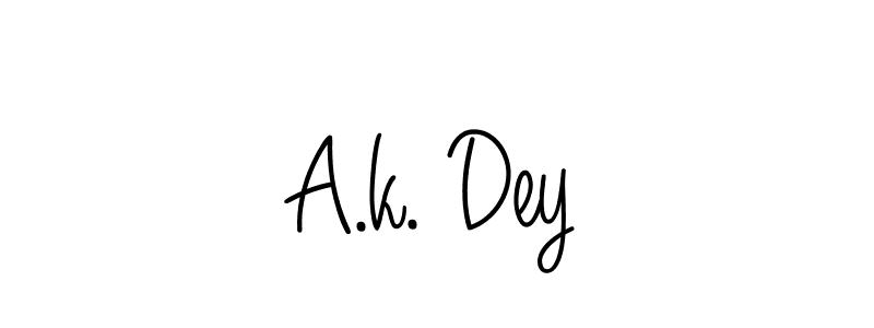 You can use this online signature creator to create a handwritten signature for the name A.k. Dey. This is the best online autograph maker. A.k. Dey signature style 5 images and pictures png