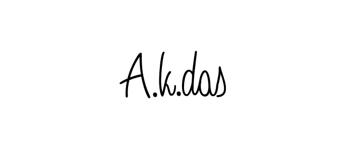 It looks lik you need a new signature style for name A.k.das. Design unique handwritten (Angelique-Rose-font-FFP) signature with our free signature maker in just a few clicks. A.k.das signature style 5 images and pictures png