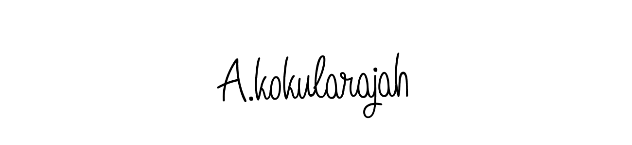 A.kokularajah stylish signature style. Best Handwritten Sign (Angelique-Rose-font-FFP) for my name. Handwritten Signature Collection Ideas for my name A.kokularajah. A.kokularajah signature style 5 images and pictures png