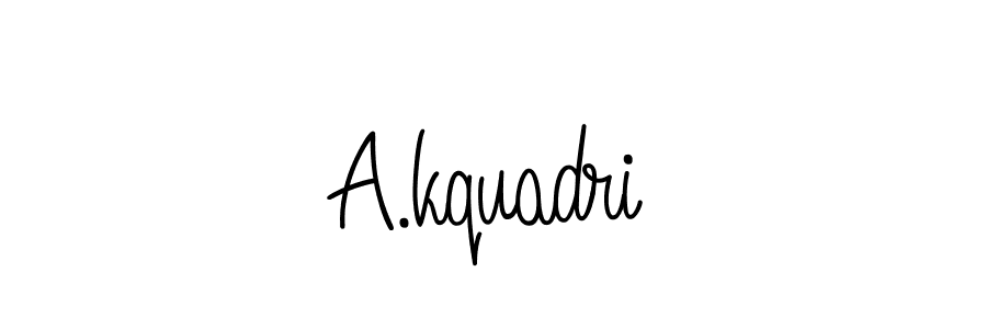 Make a beautiful signature design for name A.kquadri. Use this online signature maker to create a handwritten signature for free. A.kquadri signature style 5 images and pictures png